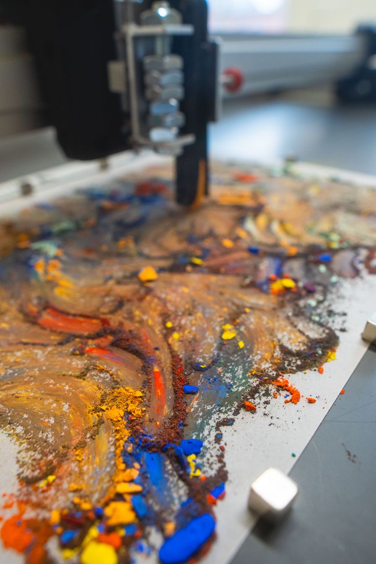 Artwork from project Oil Pastels Machine